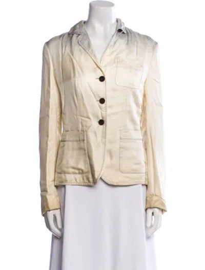 Pre-owned Prada Vintage 2003 Blazer In Gray