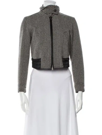 Pre-owned Prada Vintage 2003 Evening Jacket In Gray