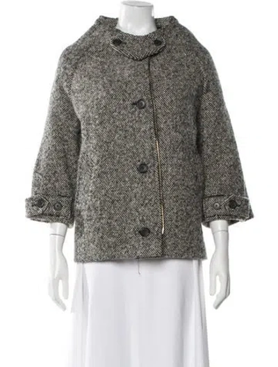 Pre-owned Prada Vintage 2003 Jacket In Gray
