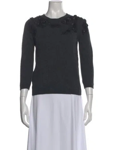 Pre-owned Prada Vintage 2003 Sweater In Gray