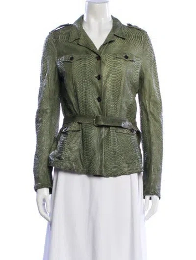 Pre-owned Prada Vintage 2004 Blazer In Green