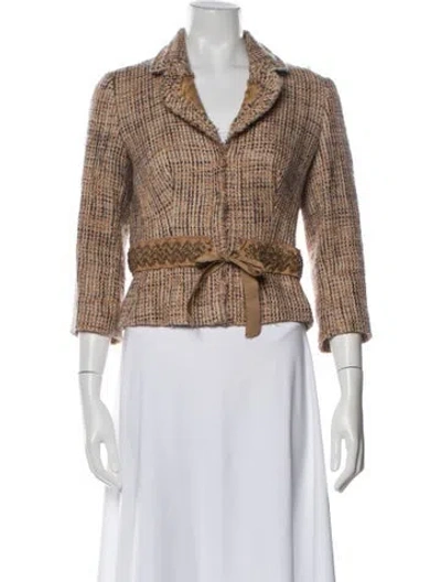 Pre-owned Prada Vintage 2004 Blazer In Neutral