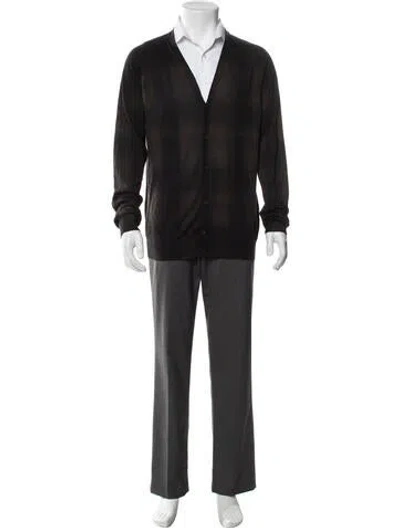 Pre-owned Prada Vintage 2004 Cardigan In Brown