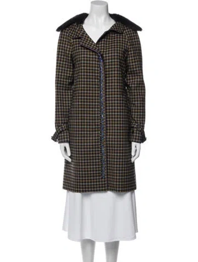 Pre-owned Prada Vintage 2004 Coat In Blue