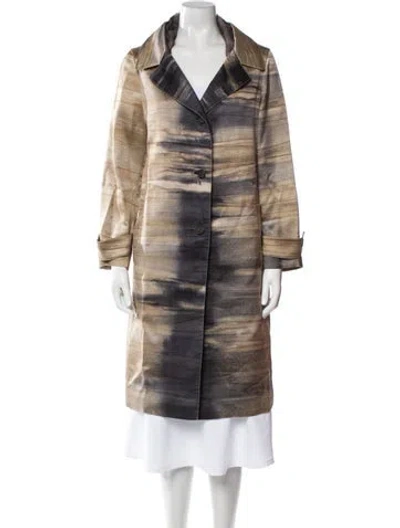 Pre-owned Prada Vintage 2004 Coat In Brown
