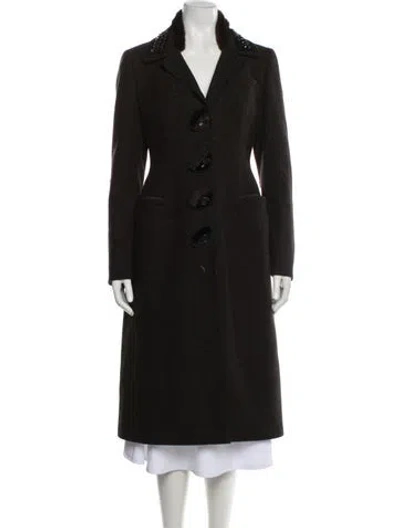 Pre-owned Prada Vintage 2004 Coat In Green