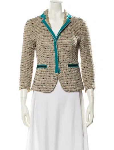 Pre-owned Prada Vintage 2004 Evening Jacket In Neutral