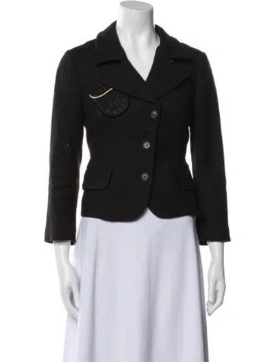 Pre-owned Prada Vintage 2004 Jacket In Black