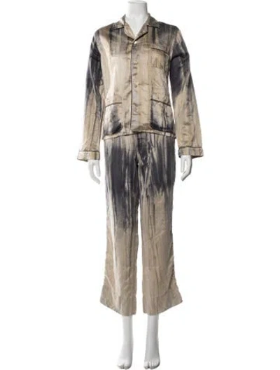 Pre-owned Prada Vintage 2004 Pajamas In Neutrals