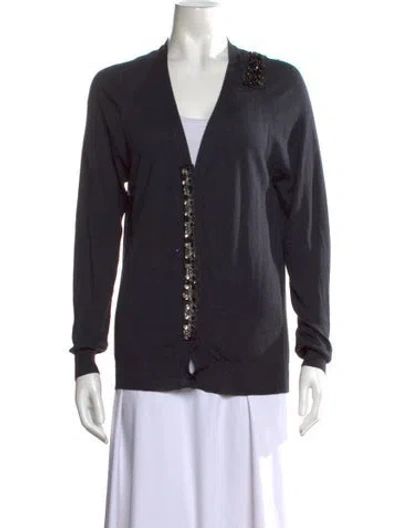 Pre-owned Prada Vintage 2004 Sweater In Black