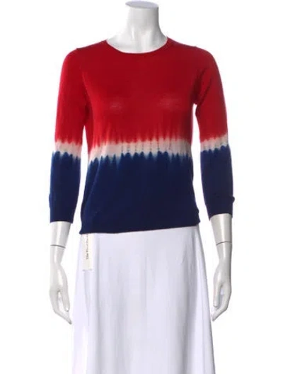 Pre-owned Prada Vintage 2004 Sweater In Blue/red/white