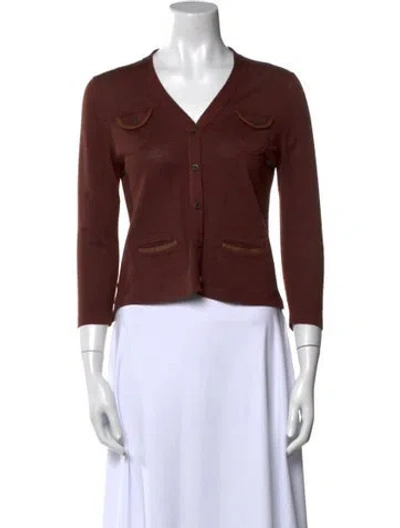 Pre-owned Prada Vintage 2004 Sweater In Brown