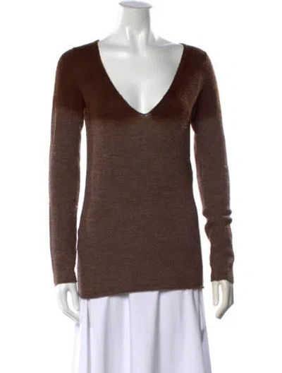 Pre-owned Prada Vintage 2004 Sweater In Brown