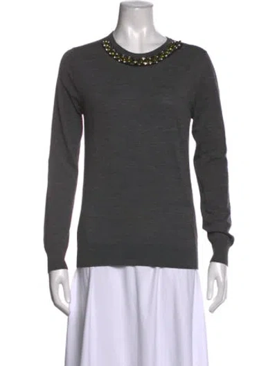 Pre-owned Prada Vintage 2004 Sweater In Grey