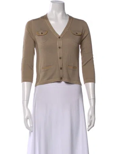 Pre-owned Prada Vintage 2004 Sweater In Neutral