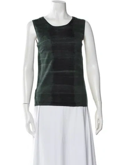 Pre-owned Prada Vintage 2004 Top In Green
