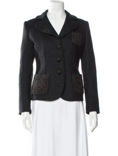 Pre-owned Prada Vintage 2005 Blazer In Blue