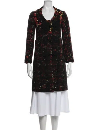 Pre-owned Prada Vintage 2005 Coat In Black