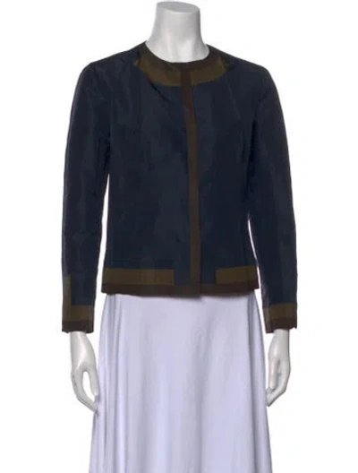 Pre-owned Prada Vintage 2005 Jacket In Blue