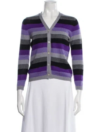 Pre-owned Prada Vintage 2005 Sweater In Purple