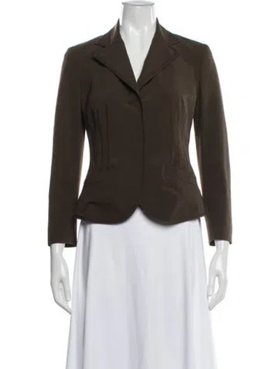 Pre-owned Prada Vintage 2006 Blazer In Brown