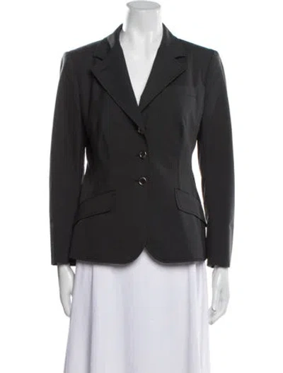 Pre-owned Prada Vintage 2006 Blazer In Gray