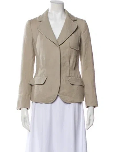 Pre-owned Prada Vintage 2006 Blazer In Neutral
