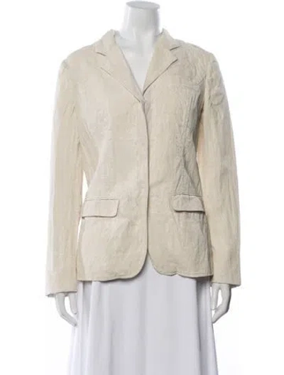 Pre-owned Prada Vintage 2006 Blazer In Neutral