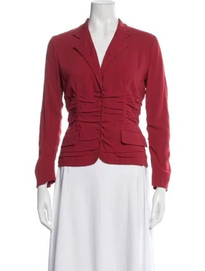 Pre-owned Prada Vintage 2006 Blazer In Red