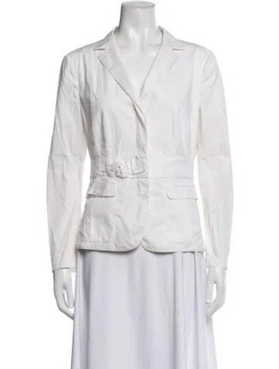 Pre-owned Prada Vintage 2006 Blazer In White