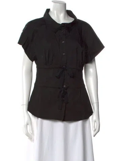 Pre-owned Prada Vintage 2006 Blouse In Black