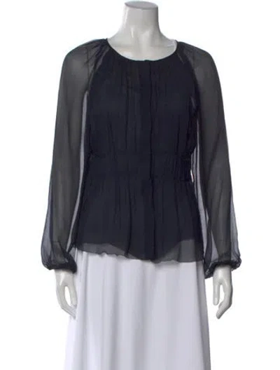 Pre-owned Prada Vintage 2006 Blouse In Blue