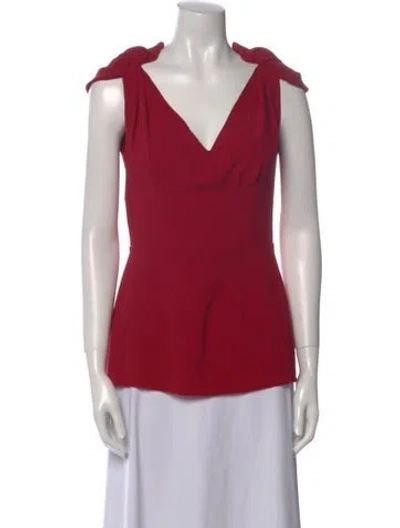 Pre-owned Prada Vintage 2006 Blouse In Red