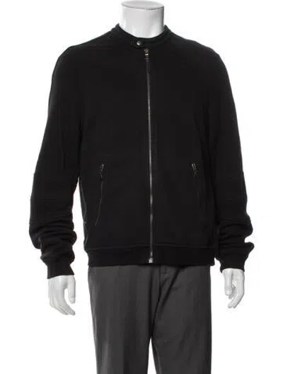 Pre-owned Prada Vintage 2006 Bomber Jacket In Black