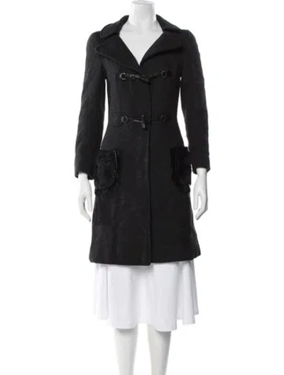 Pre-owned Prada Vintage 2006 Coat In Black
