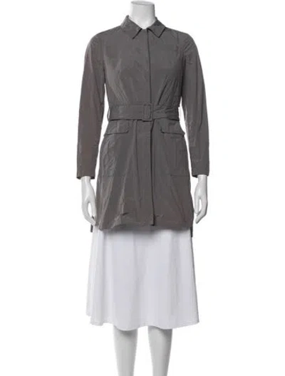 Pre-owned Prada Vintage 2006 Coat In Grey