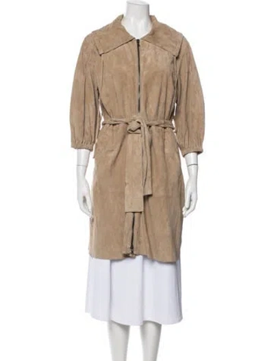 Pre-owned Prada Vintage 2006 Coat In Neutral