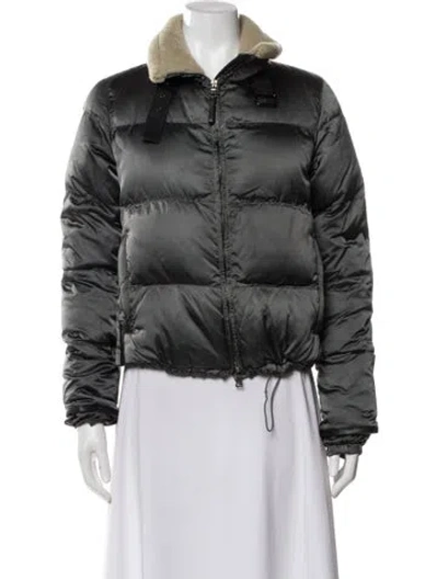 Pre-owned Prada Vintage 2006 Down Jacket In Gray