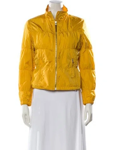 Pre-owned Prada Vintage 2006 Down Jacket In Yellow