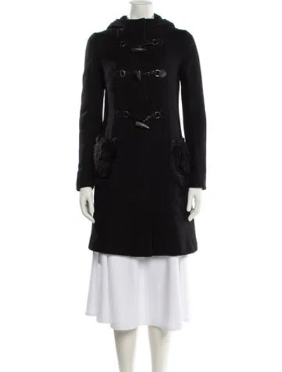 Pre-owned Prada Vintage 2006 Duffle Coat In Black