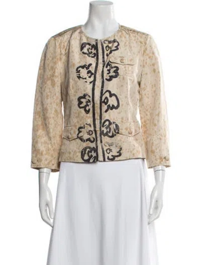 Pre-owned Prada Vintage 2006 Evening Jacket In Neutral