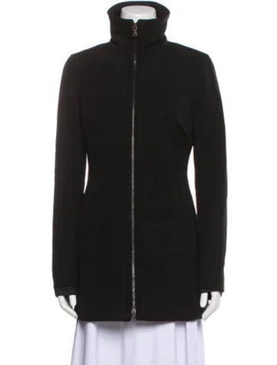 Pre-owned Prada Vintage 2006 Fur Coat In Black