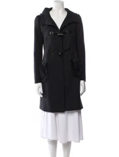 Pre-owned Prada Vintage 2006 Fur Coat In Multi