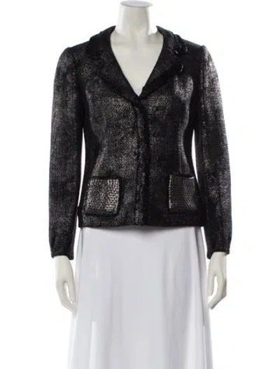 Pre-owned Prada Vintage 2006 Jacket In Gray