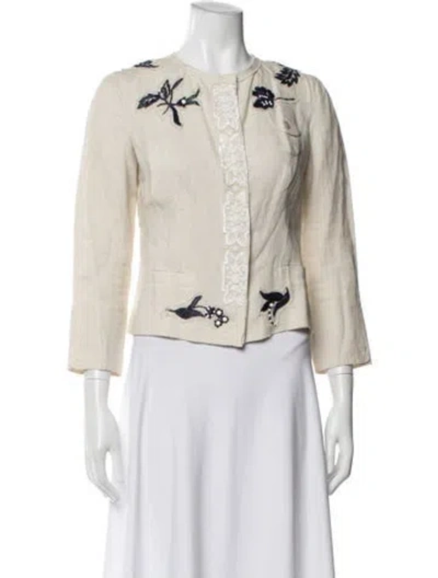 Pre-owned Prada Vintage 2006 Jacket In Neutral