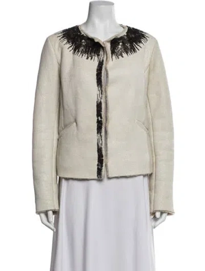 Pre-owned Prada Vintage 2006 Jacket In Neutrals
