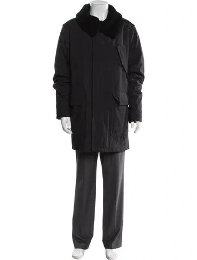 Pre-owned Prada Vintage 2006 Parka In Black