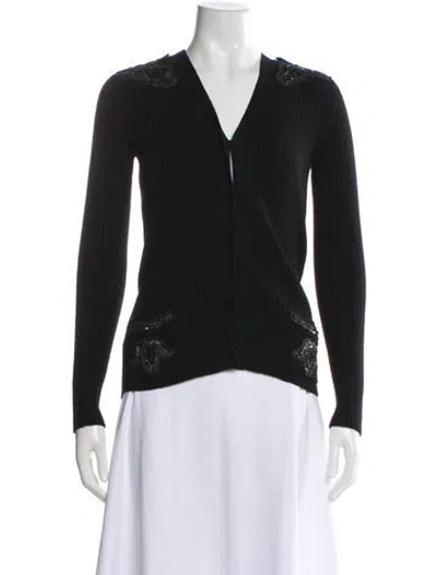 Pre-owned Prada Vintage 2006 Sweater In Black