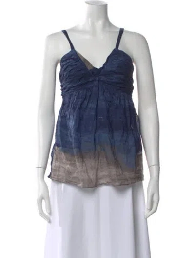 Pre-owned Prada Vintage 2006 Top In Blue