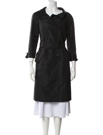 Pre-owned Prada Vintage 2006 Trench Coat In Black